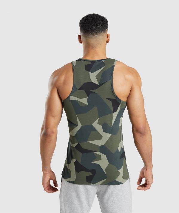 Panske Tielko Gymshark Critical Zelene | RD8905362